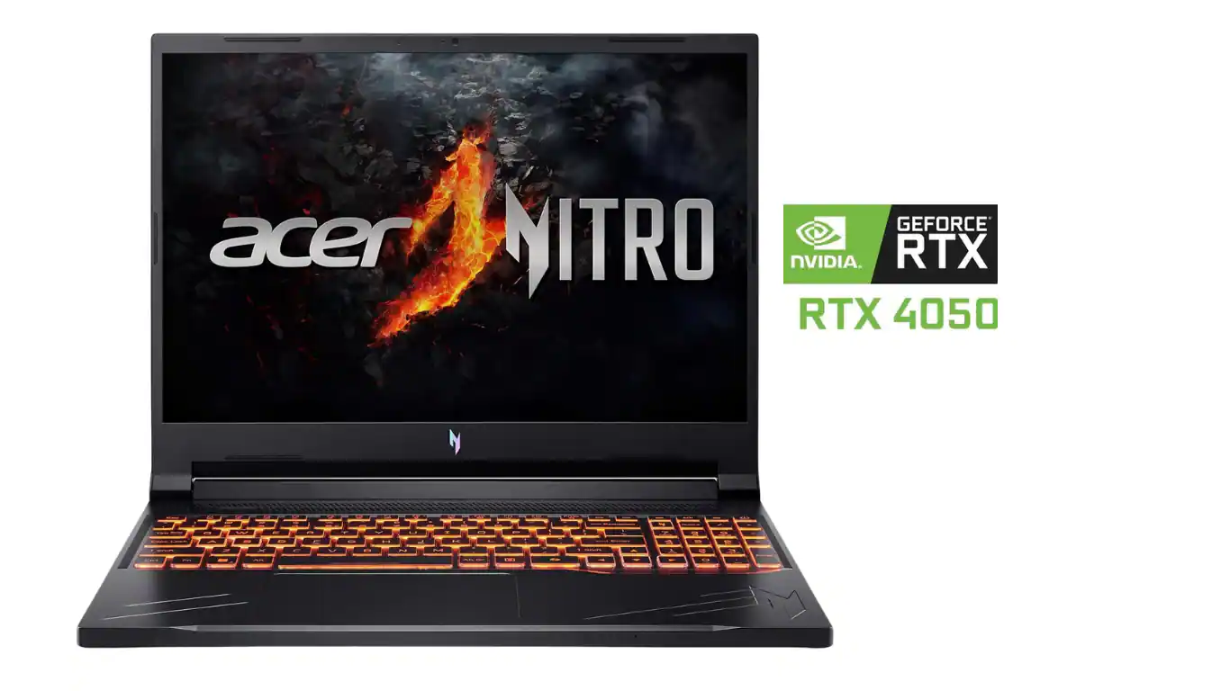 Acer - Refurbished Excellent - Nitro V 16 Gaming Notebook AMD Ryzen 7 8845HS 3.80 GHz 16 GB RAM 1 TB SSD - ANV16-41-R5J0 - Black