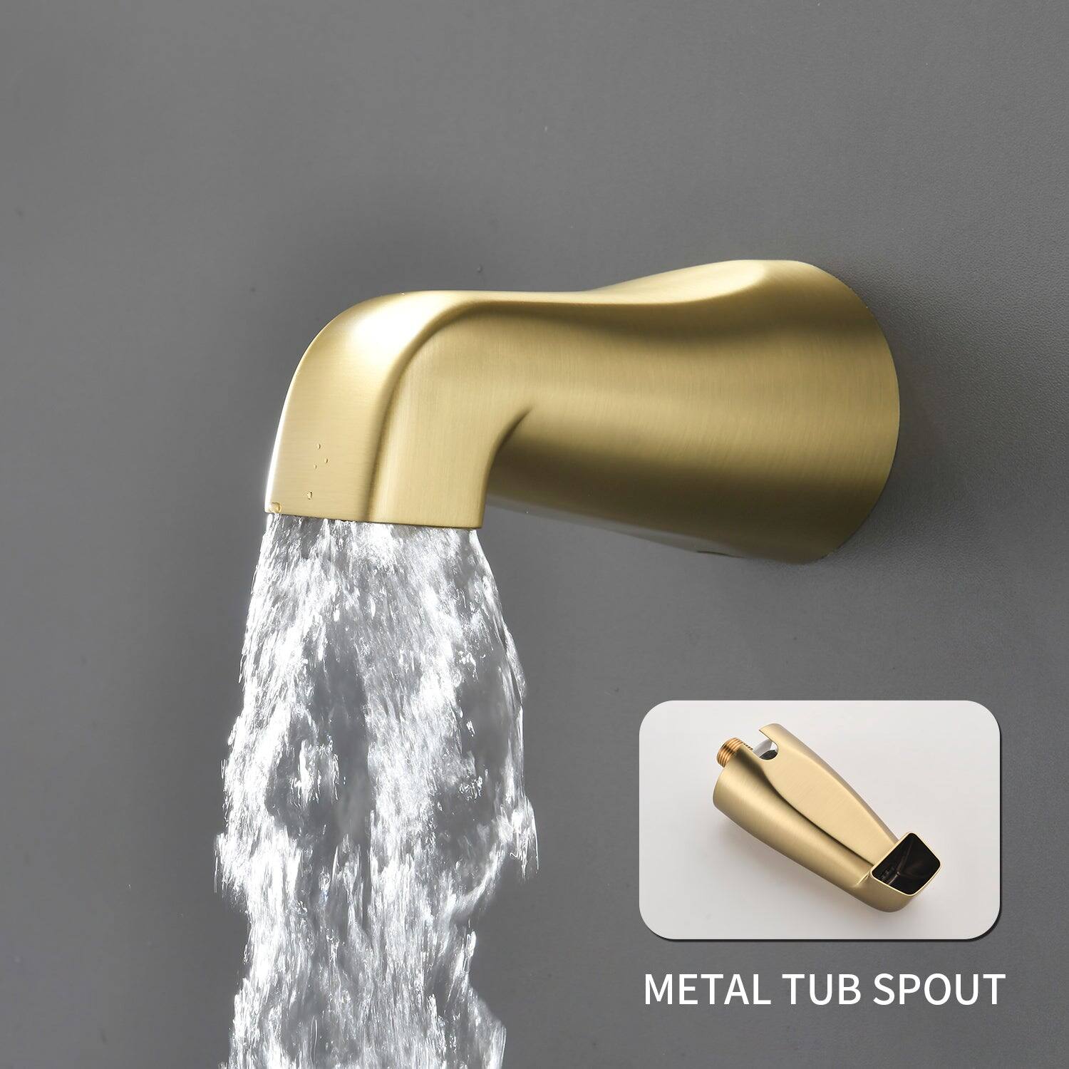 METAL TUB SPOUT