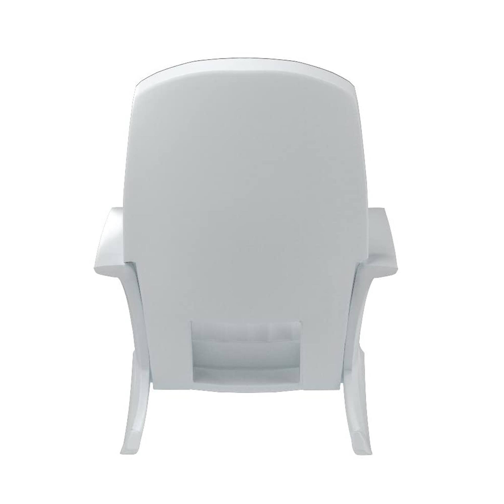 Alt View 4. Semco - Semco Rockaway Heavy Duty All Weather Outdoor Rocking Chair, White (3 Pack) - White.