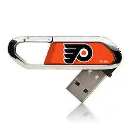 Keyscaper - Philadelphia Flyers Clip USB Flash Drive-16 GB USB-C - Multicolor