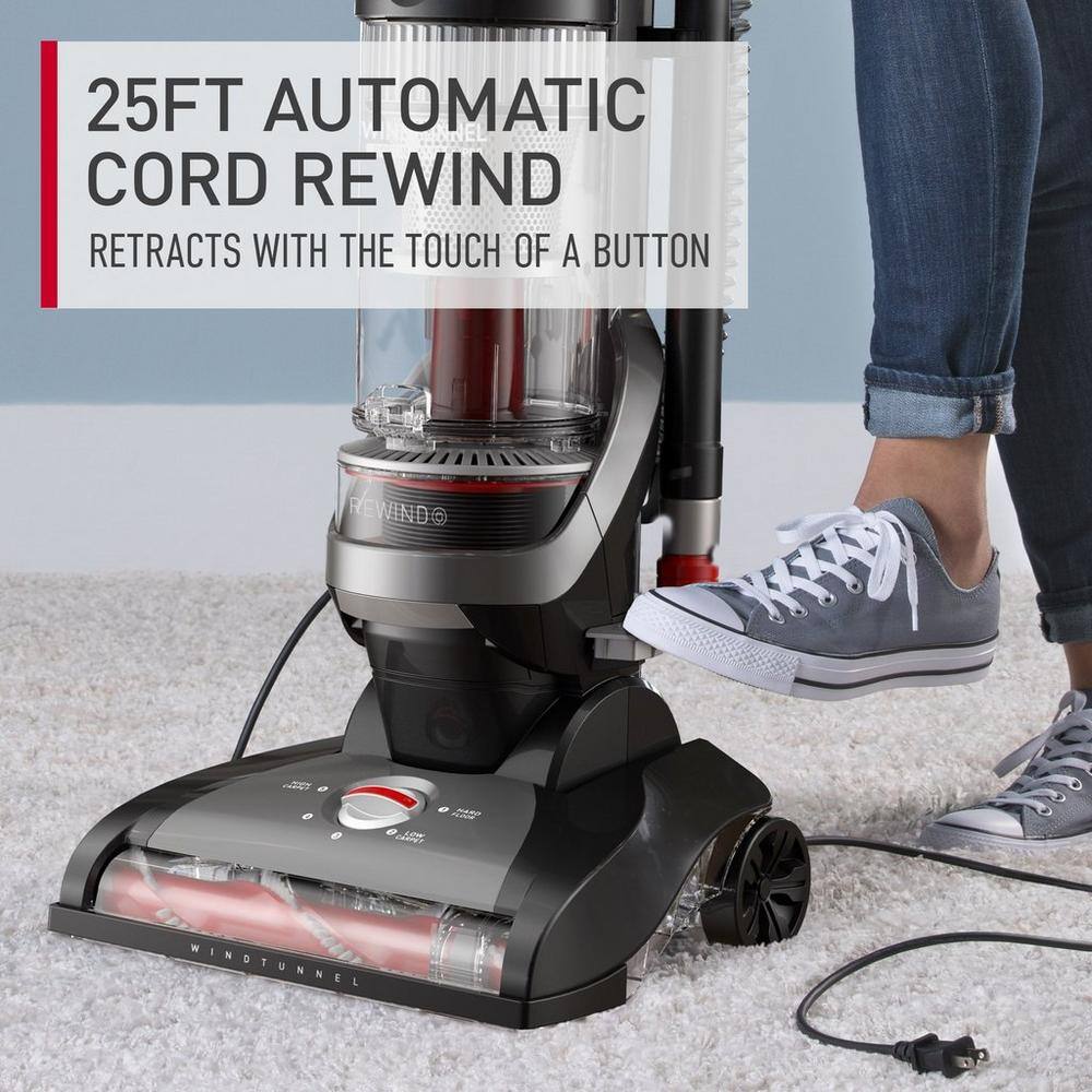 25FT AUTOMATIC CORD REWIND  
RETRACTS WITH THE TOUCH OF A BUTTON