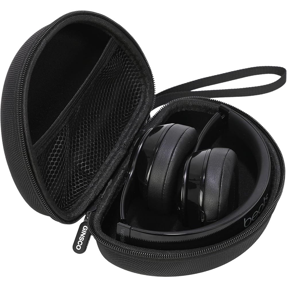 ACJPR - Hard Shell Headphone Case for Solo 4/3/2 Wireless Bluetooth On-Ear Headphones, Foldable Travel Carrying Case