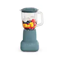 Bella - Fits-anywhere Kitchenware: Flip & Store 48-oz. Blender, 450W & 10 Speed Settings - Surf - Front_Zoom