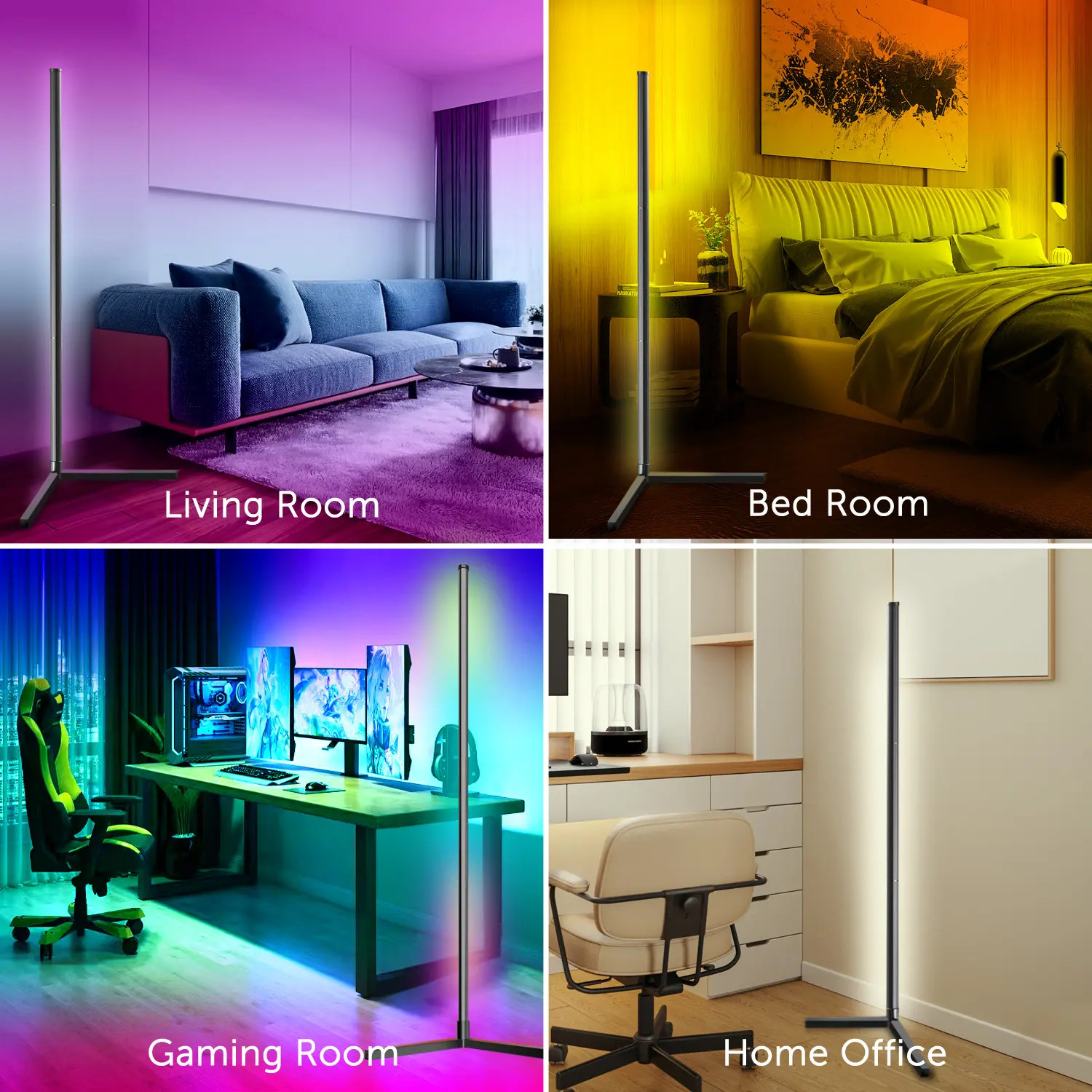 Living Room
Bed Room
Gaming Room
Home Office