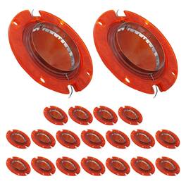 5 CORE - 5Core 20x 2" Replacement Phenolic Tweeter Diaphragm Voice Coil High Pitch Horn-DP 200 20PCS - Brown