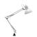 Front Zoom. Studio Designs - Swing Arm Clamp Lamp with LED Bulb - White.