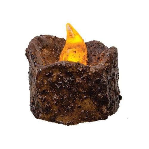 BreeBe - Flicker Burnt Timer Tealight - Mustard