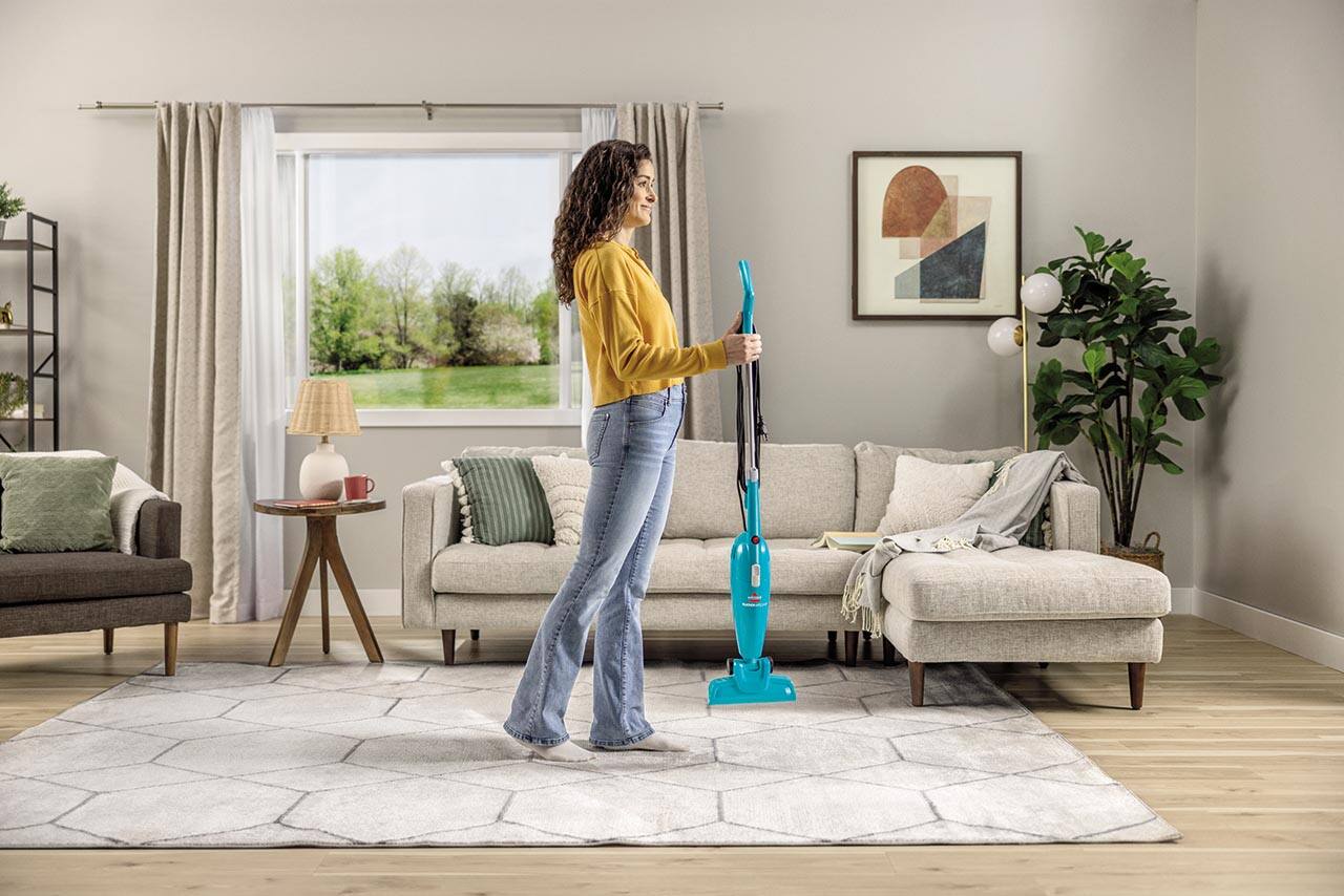 Alt View 5. BISSELL - BISSELL FeatherWeight Lightweight Stick Vacuum - Blue.