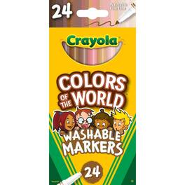 Crayola - Colors of the World Fine Line Markers 24 Colors - Assorted