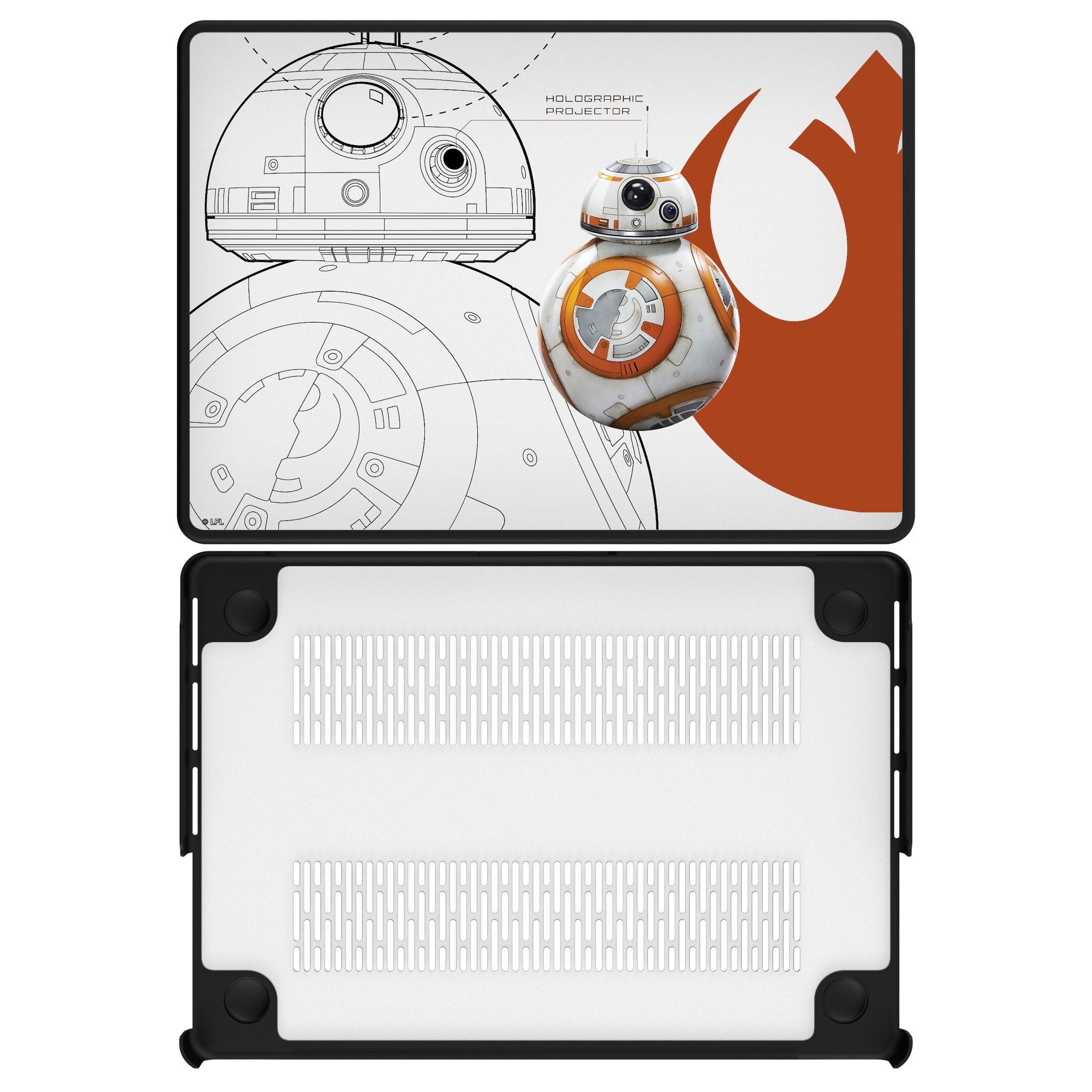 Keyscaper - Star Wars: The Force Awakens FactionTech Laptop Case - Apple MacBook Pro (13-inch, 2020) - BB-8
