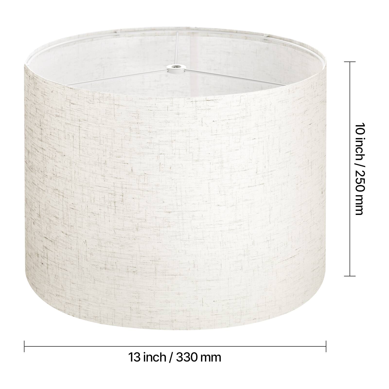 10 inch / 250 mm  
13 inch / 330 mm