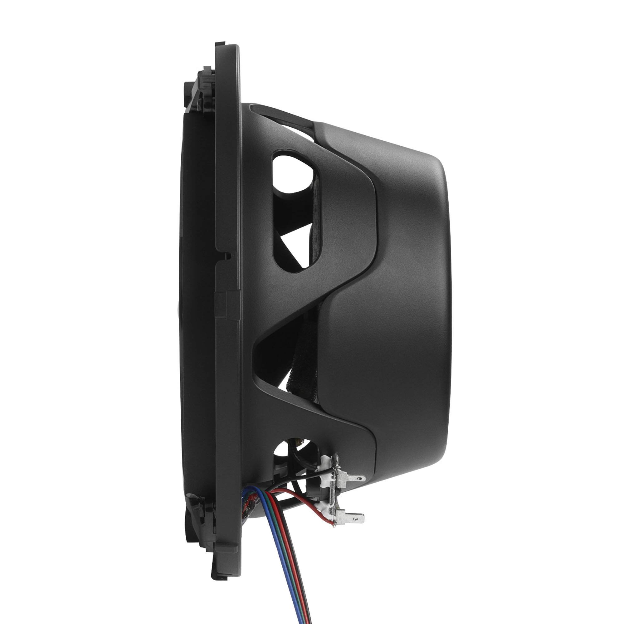 Alt View 6. JBL - JBL CLUB62 6-1/2" (160mm) two-way marine audio multi-element speaker  75W – white/Gray Grills included - Black.