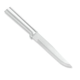 Rada - Cutlery 5.375-Inch Stubby Butcher Knife, Aluminum Handle - Silver