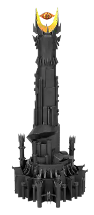 Front. Metal Earth - Metal Earth Premium Series Barad-Dûr 3D Metal Model Kit Fascinations - Silver.