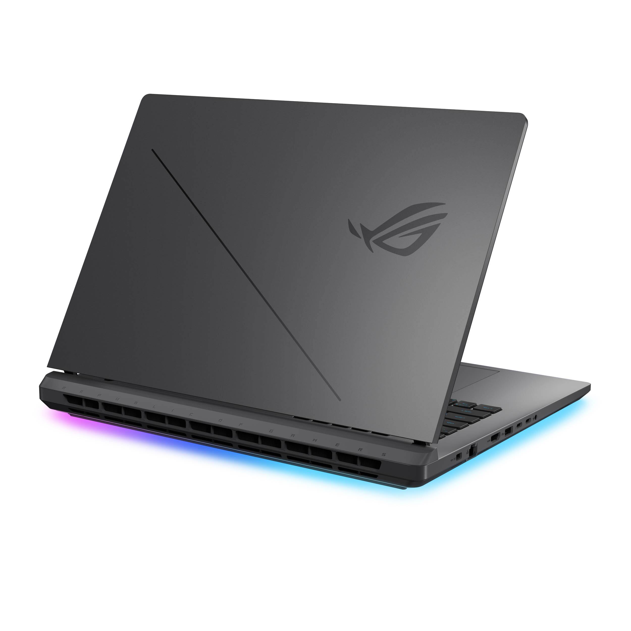 Alt View 5. ASUS - ASUS ROG Strix G18 Laptop 18 WQXGA (Intel Ultra 9- 275HX, 64GB DDR5, 2TB PCIe SSD, Win 11 Pro) - Eclipse Gray.