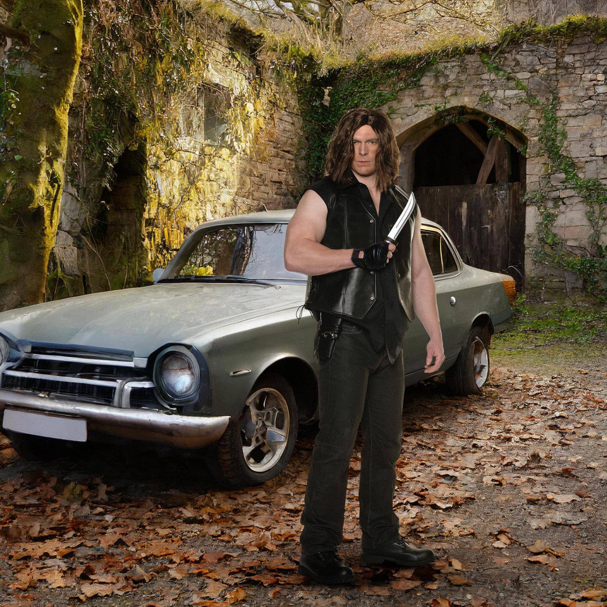 Alt View 10. Underwraps - The Walking Dead Daryl Dixon Adult Costume Accessory Kit - Black.