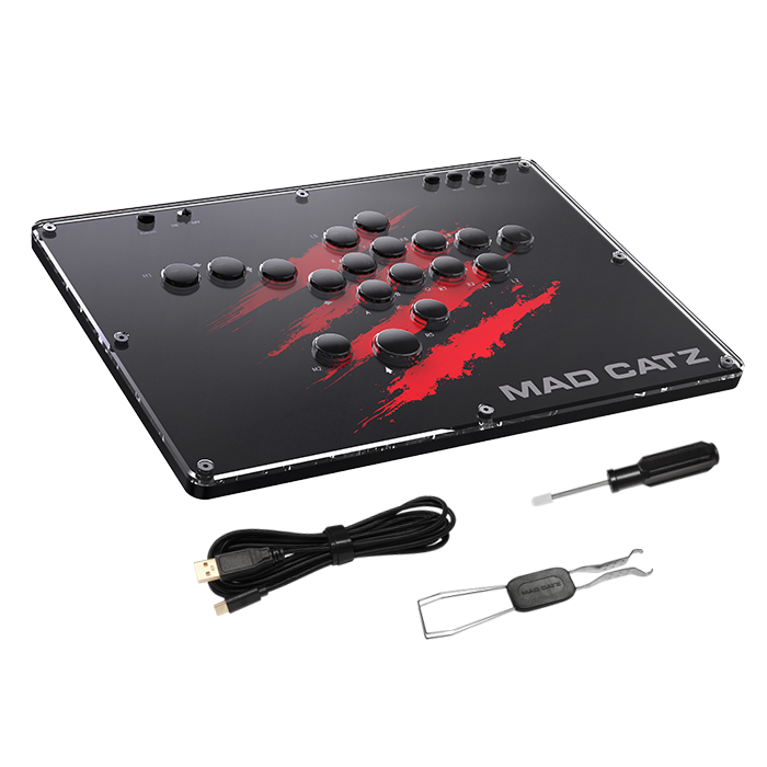 Mad Catz N.E.K.O. All Button Arcade Controller Compatible with PS4