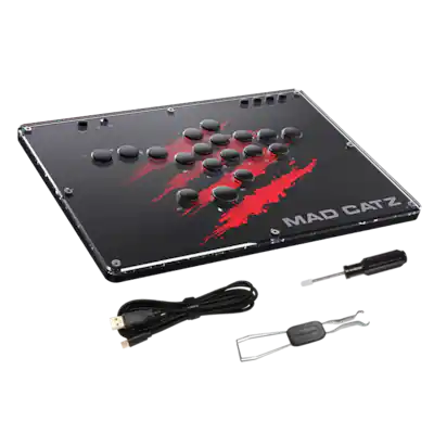 Mad Catz N.E.K.O. All Button Arcade Controller Compatible with PS4 Mad Catz N.E.K.O. All Button Arcade Controller Compatible with PS4