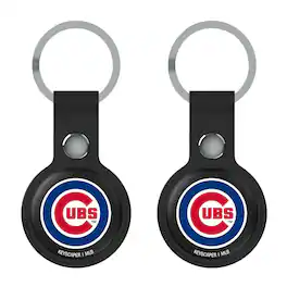 Keyscaper - Chicago Cubs Two-Pack AirTag Holders - No Size - Black