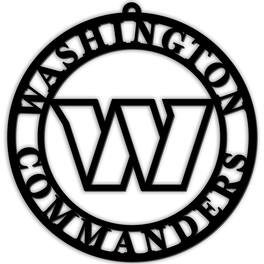 Fan Creations - Washington Commanders 16'' Team Logo Cutout - Black