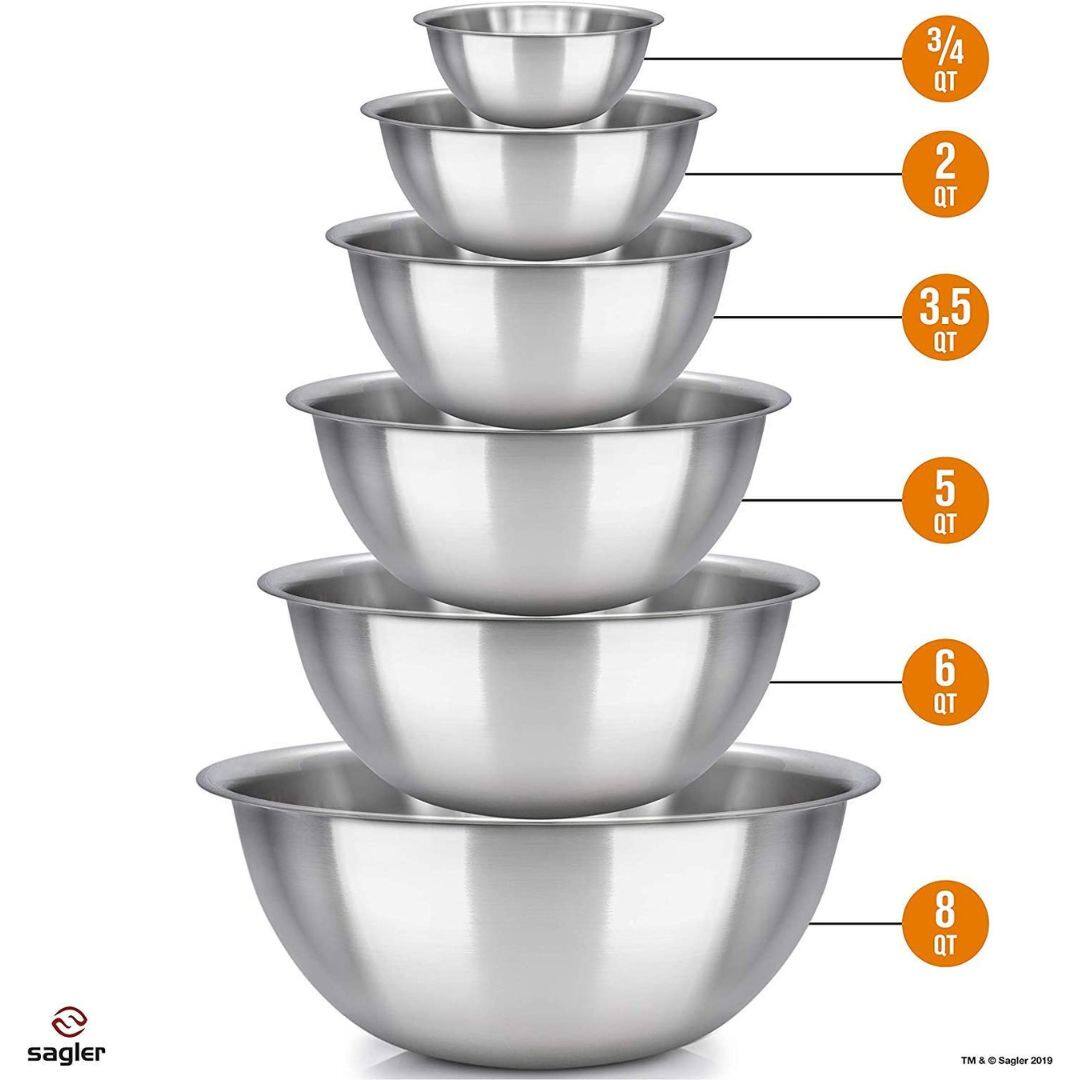 3/4 QT  
2 QT  
3.5 QT  
5 QT  
6 QT  
8 QT  

sagler  
TM & © Sagler 2019