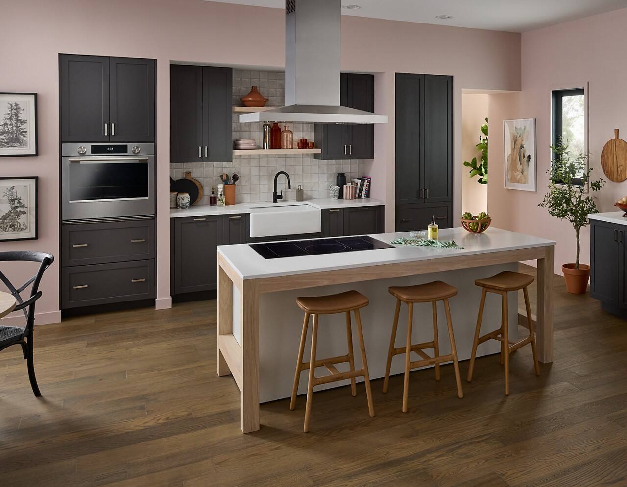 Alt View 13. KitchenAid - 36" Electric Induction Cooktop with 5 Cooking Zones and Temp Cook Induction Technology - Black.