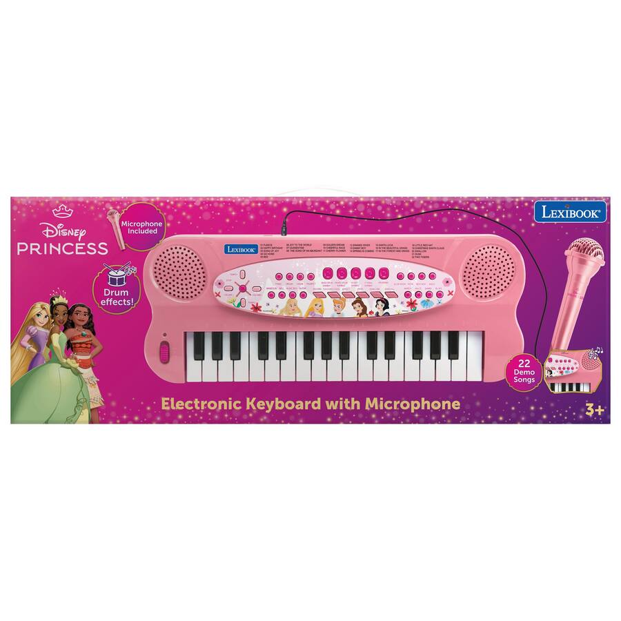 Princess Keyboard Computer Lexibook Disney Princesse Electronic Keyboard with Mic (32 keys) - Best Buy