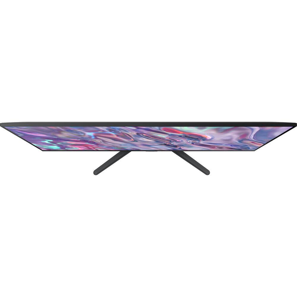 Alt View 3. Samsung - 34” ViewFinity S5 Ultrawide QHD 100Hz AMD FreeSync Monitor with HDR10 + 26 Month Extended Warranty Protection Bundle - Black.