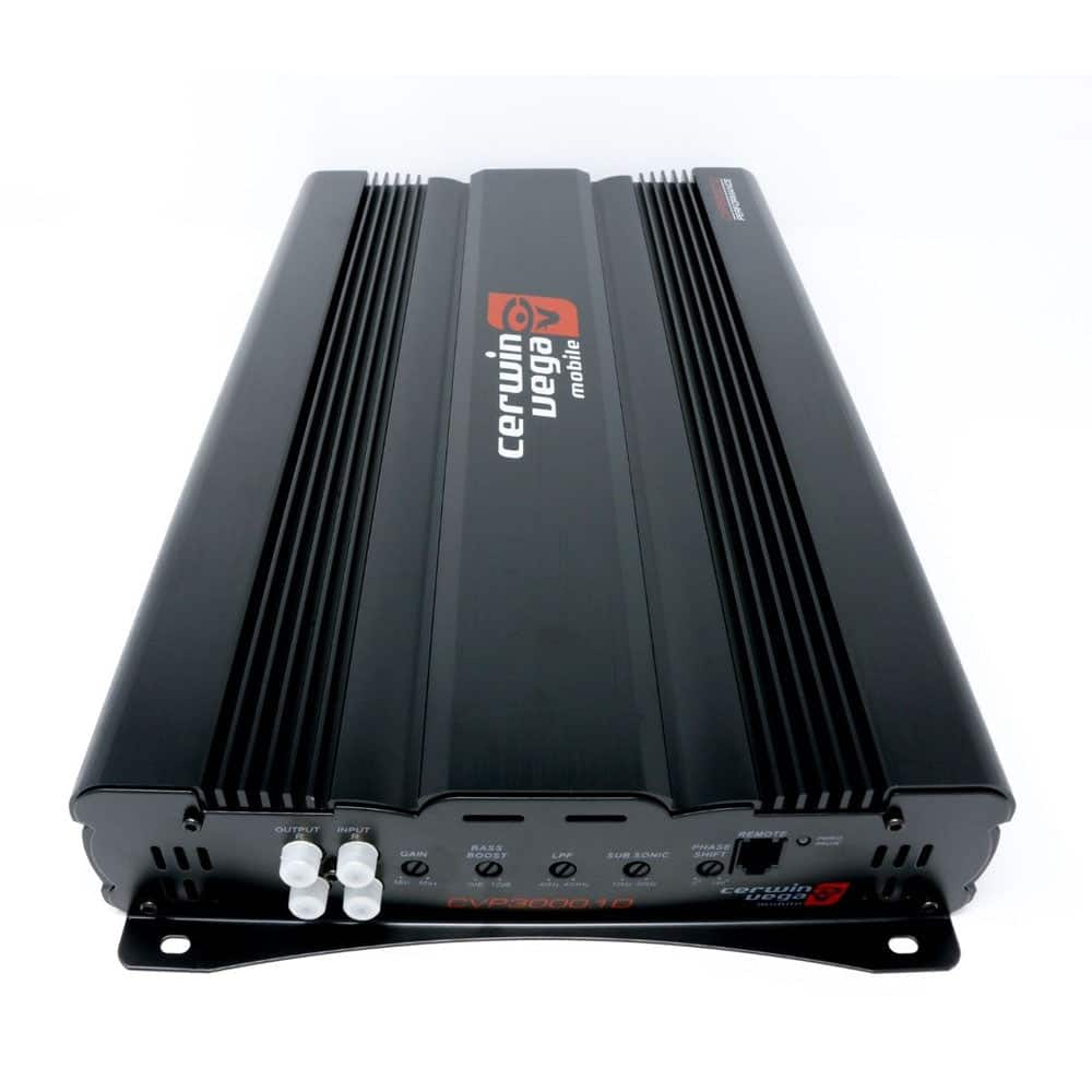 Cerwin Vega
mobile
CVP3000
100.1D
OUTPUT
INPUT
GAIN
BASS
SUR SONUS
PHASE
REMOTE
Cerwin Vega