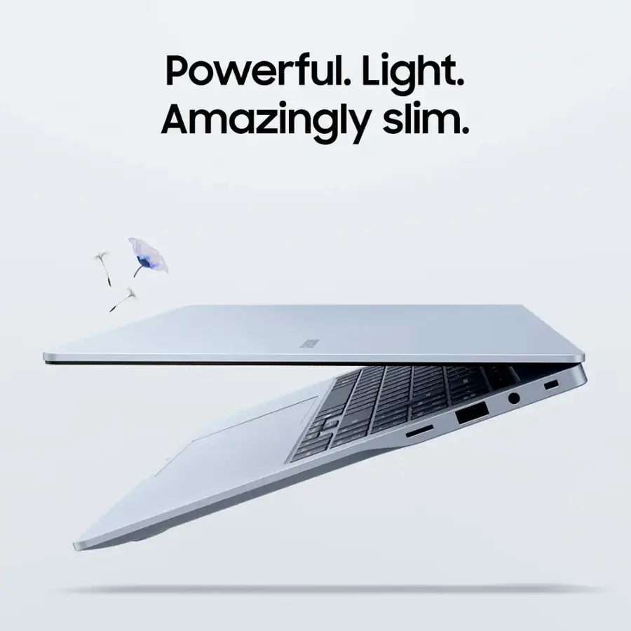Samsung - Galaxy Book4 Edge - Copilot + PC - 15.6" LED Laptop - Qualcomm Snapdragon X Plus - 16GB Memory- 512GB Storage - Sapphire Blue