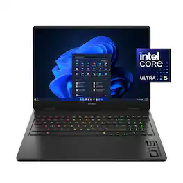 HP - OMEN 16" 2K Gaming Laptop,Intel Ultra 5 225H,GeForce RTX 5050,32GB RAM,1TB SSD,Backlit Keyboard,Win 11 - Shadow Black