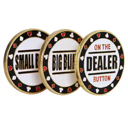7, small, big, on the dealer button