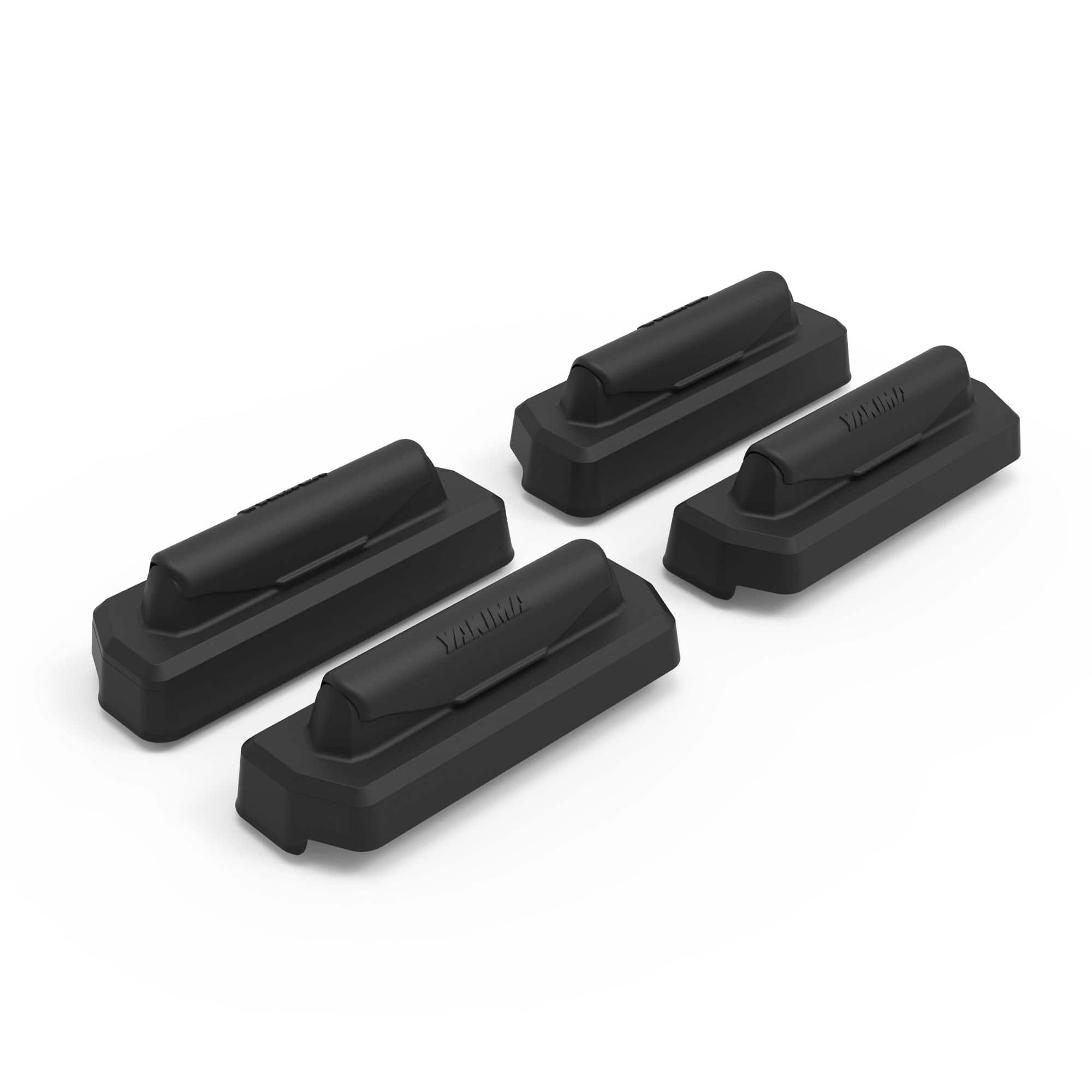 Yakima - Landing Pad 29 Fixed Point Tower Installation Mounts for Rail Rooftops - Black