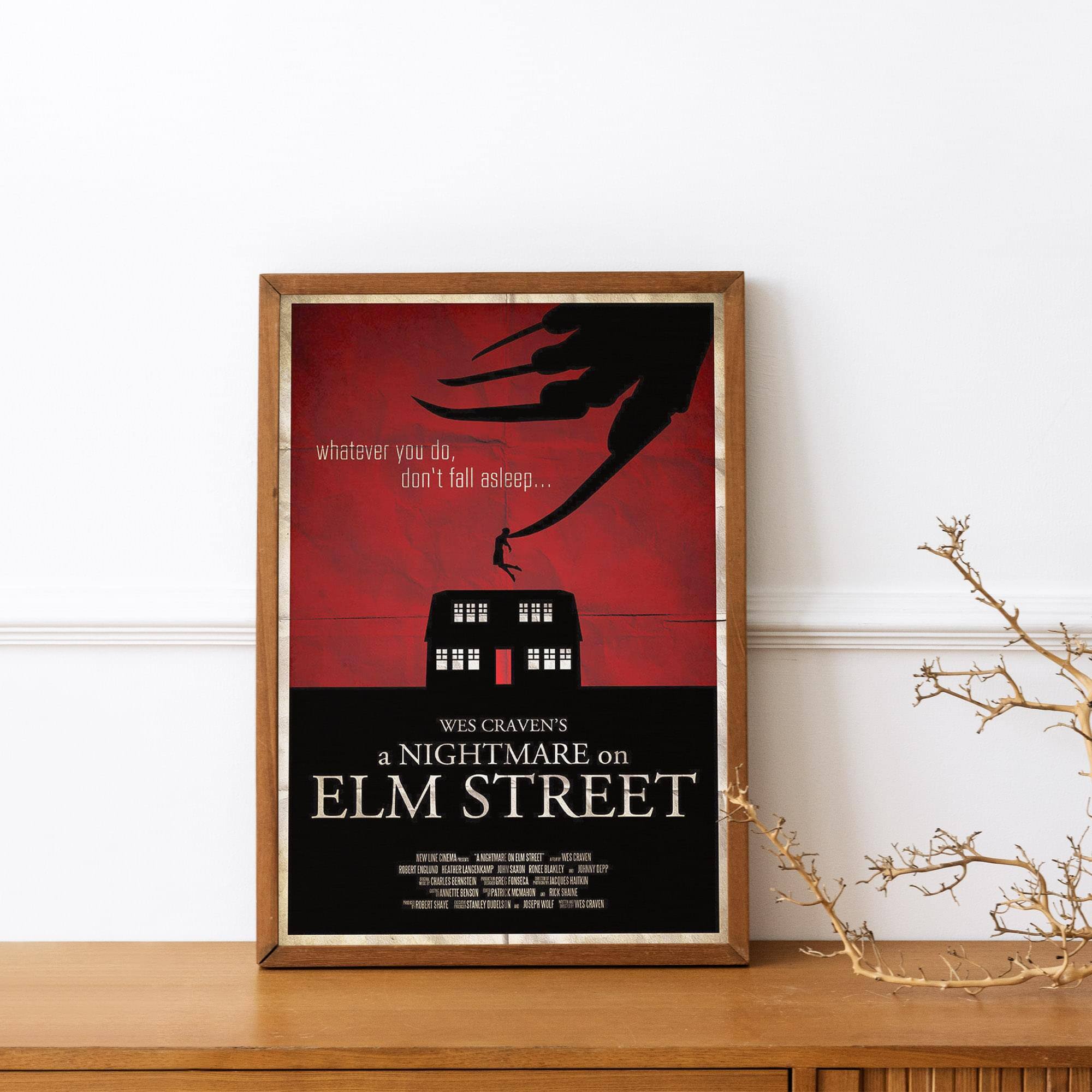 whatever you do, don't fall asleep... WES CRAVEN'S a NIGHTMARE on ELM STREET