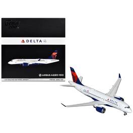 Airbus A220-100 Commercial Aircraft "Delta Air Lines" White with Blue and Red 1/200 Diecast Model Airplane by GeminiJets