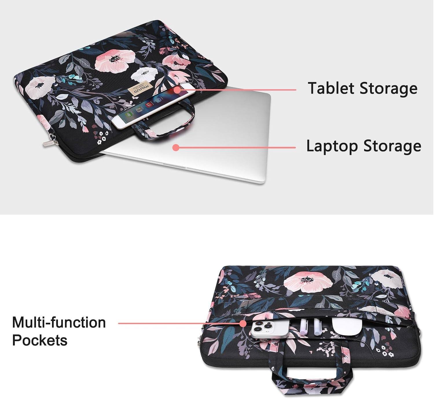 Tablet Storage  
Laptop Storage  
Multi-function Pockets
