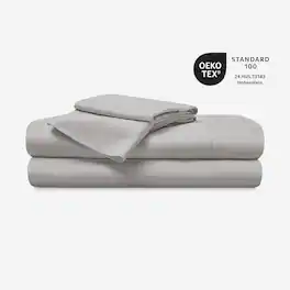 Bedgear - Hyper-Linen Performance® Sheet Set - Medium Beige, King - medium-beige