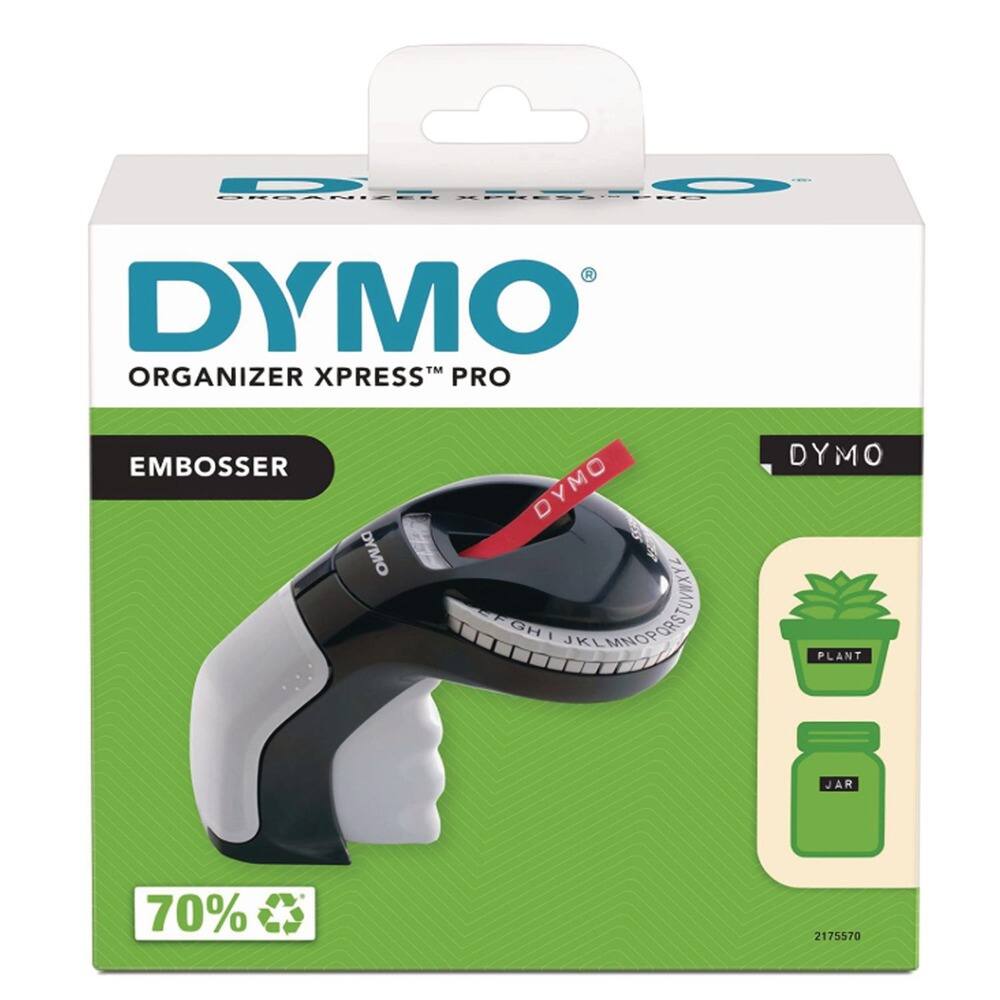 - DYMO ORGANIZER XPRESS™ PRO EMBOSSE
- 70% RECYCLABLE
- PLANT JAR
- 2175570