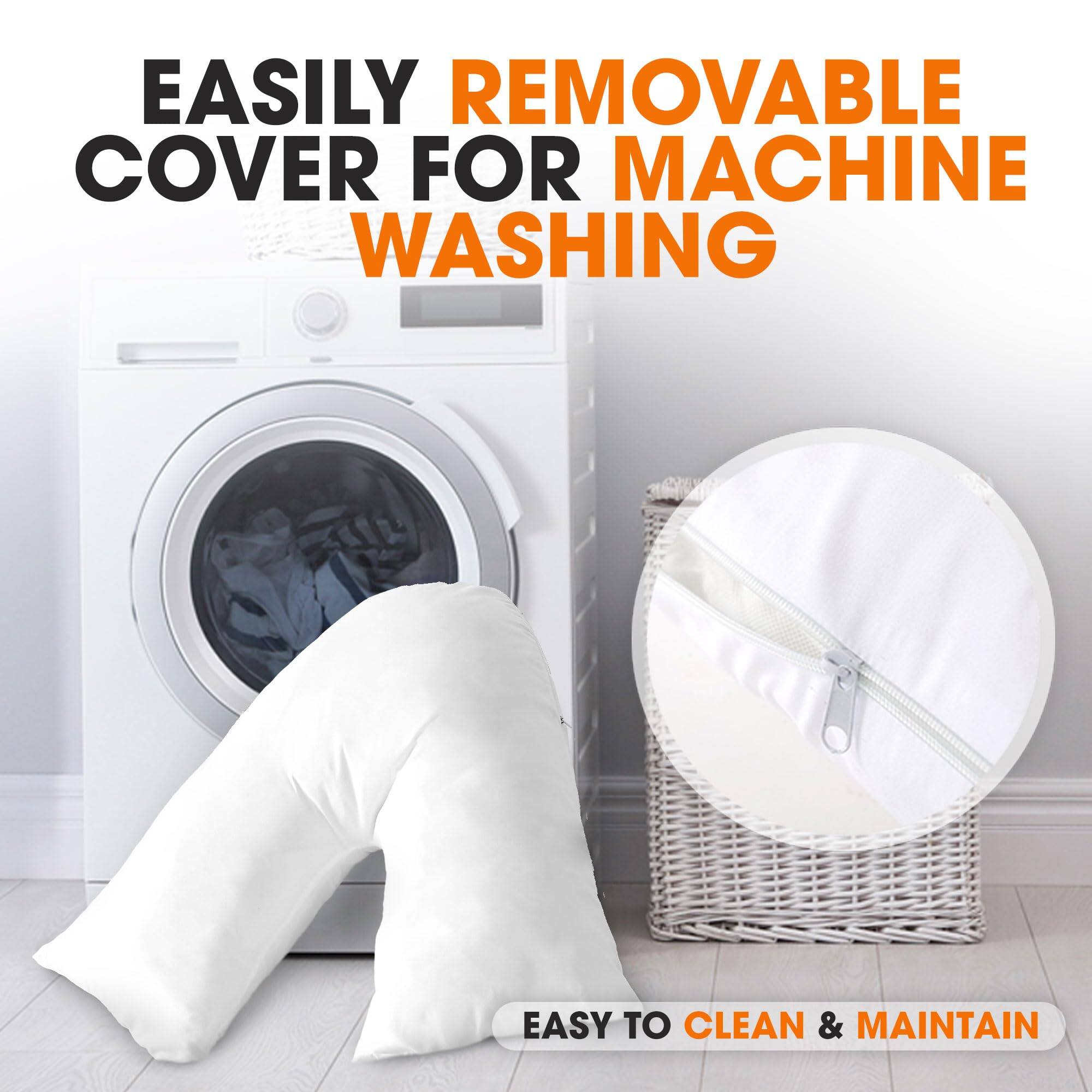 EASILY REMOVABLE COVER FOR MACHINE WASHING  
EASY TO CLEAN & MAINTAIN