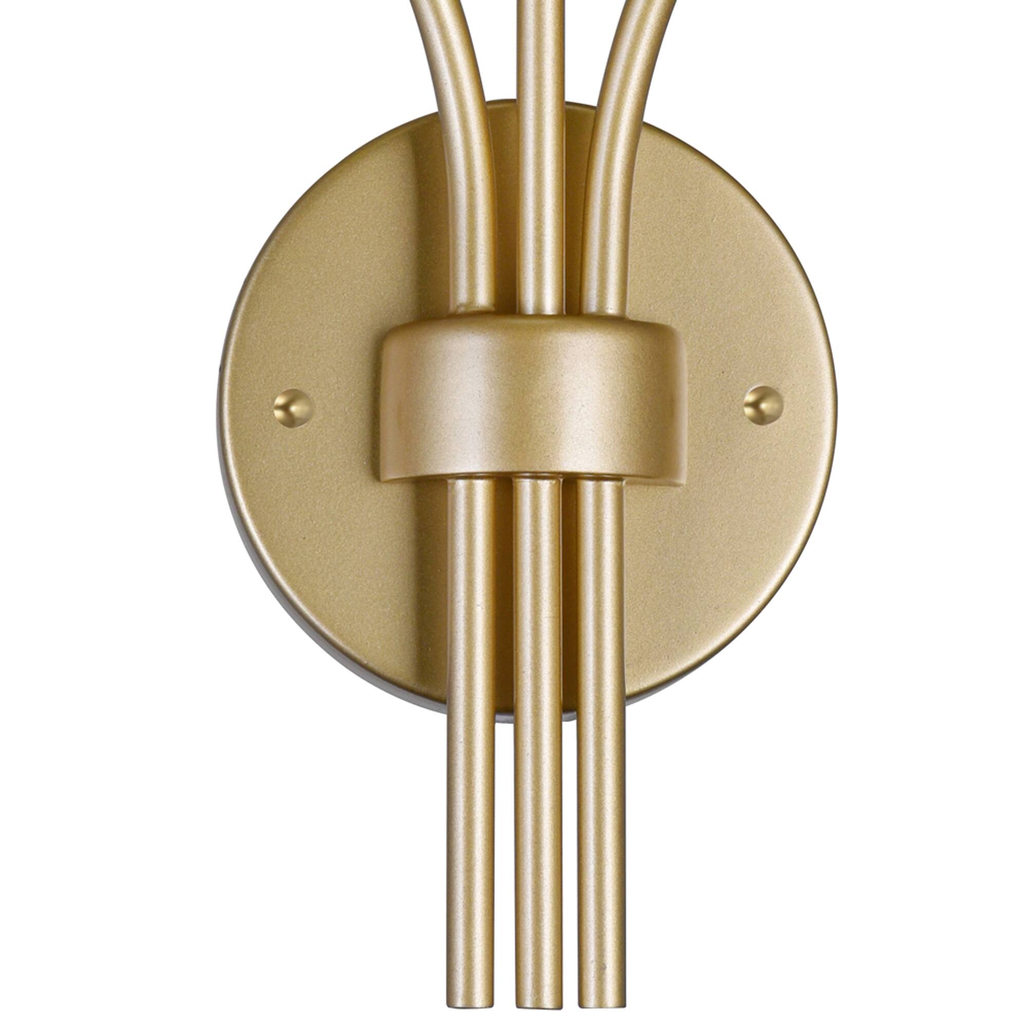 Alt View 1. CWI Lighting - Element 1 Light Wall Light With Sun Gold Finish - Sun Gold.