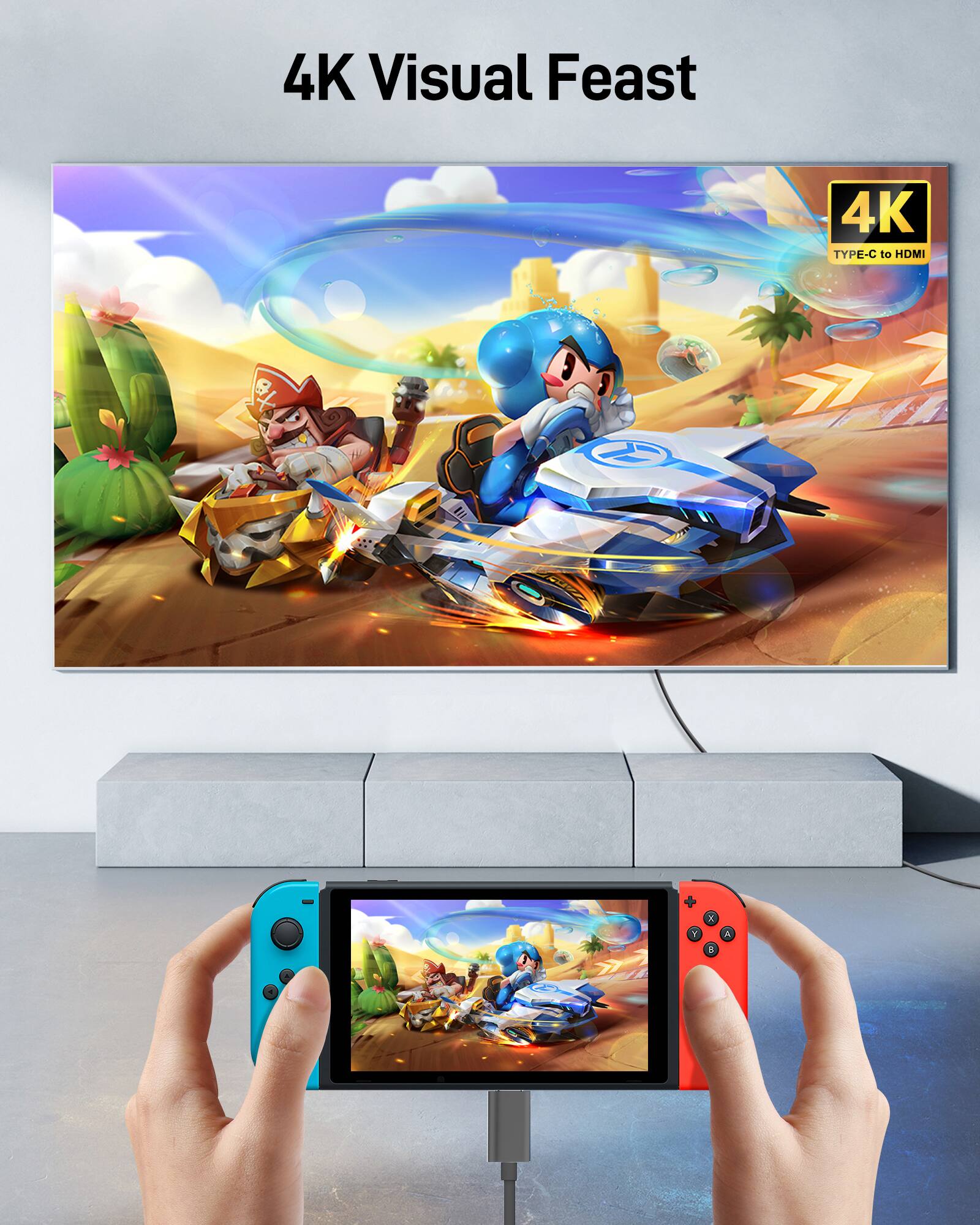4K Visual Feast

4K TYPE-C to HDMI