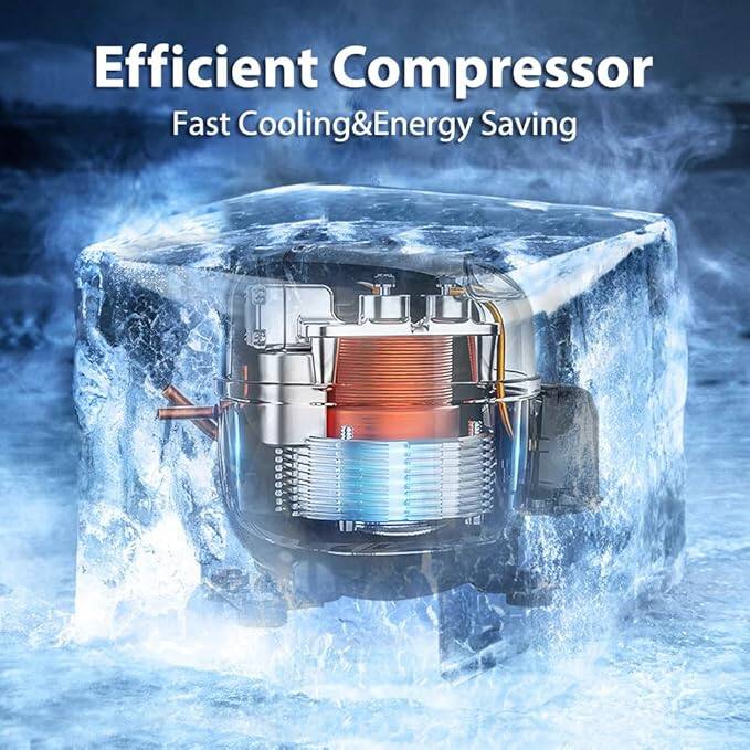Efficient Compressor  
Fast Cooling & Energy Saving