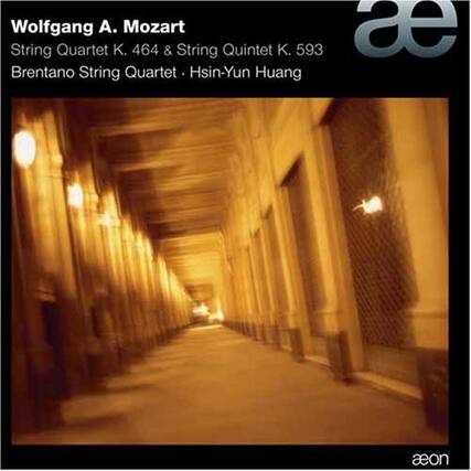 Wolfgang A. Mozart
String Quartet K. 464 & String Quintet K. 593
Brentano String Quartet • Hsin-Yun Huang
aeon