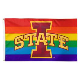 WinCraft - Iowa State Cyclones 3' x 5' Single-Sided Deluxe Team Pride Flag - Multicolor