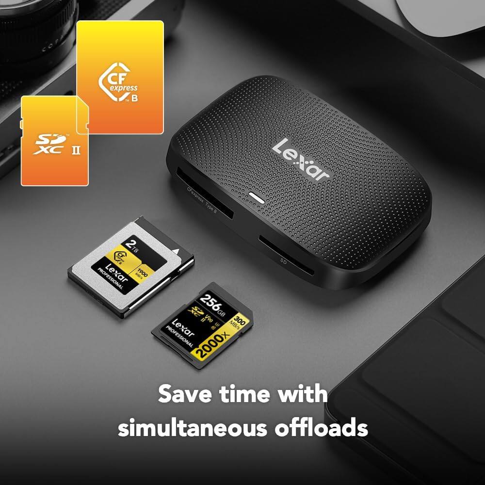 Lexar LRW 520 CFexpress Type B/SD USB 3.2 Gen 2 Card Reader