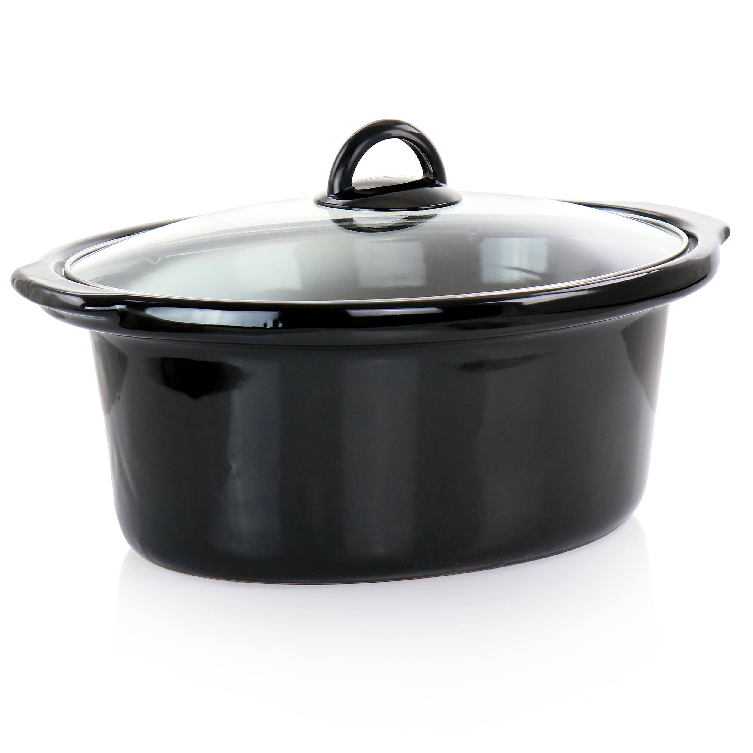 Better Chef - 3 Quart Oval Slow Cooker with Removable Stoneware Crock