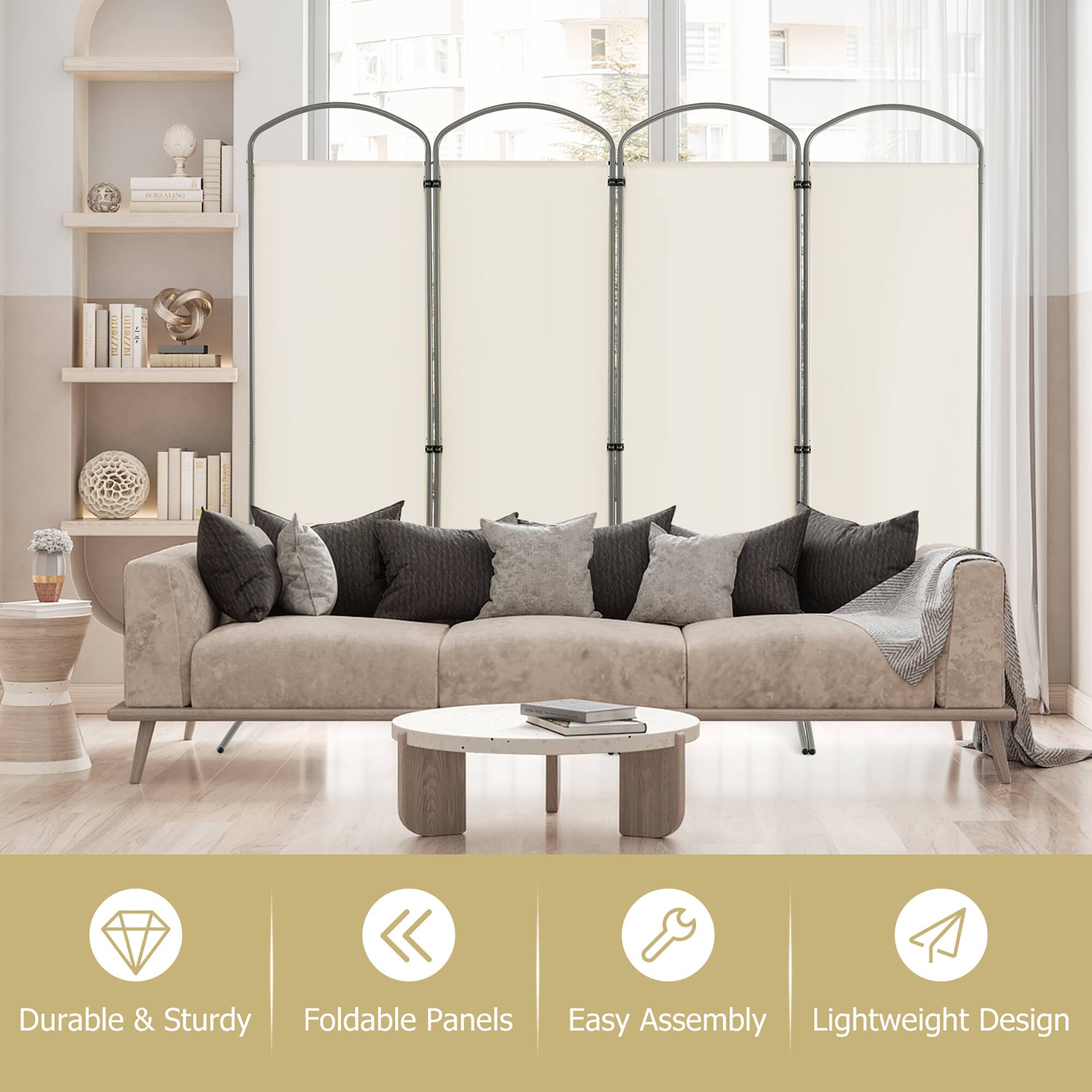 BORZALINO  
19770110  
0118/11  
KORE  

Durable & Sturdy Foldable Panels  
Easy Assembly Lightweight Design