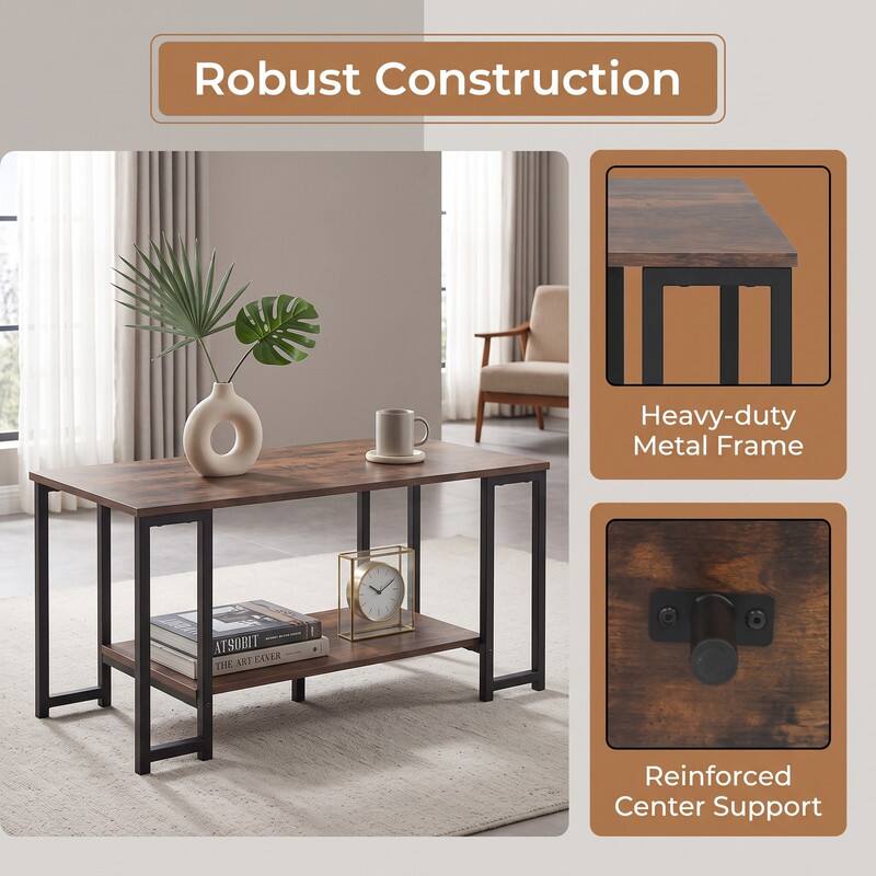 Robust Construction

Heavy-duty Metal Frame

Reinforced Center Support