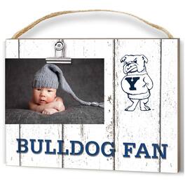 Jardine - Yale Bulldogs 16" x 22" Cutest Little Weathered Logo Frame - White