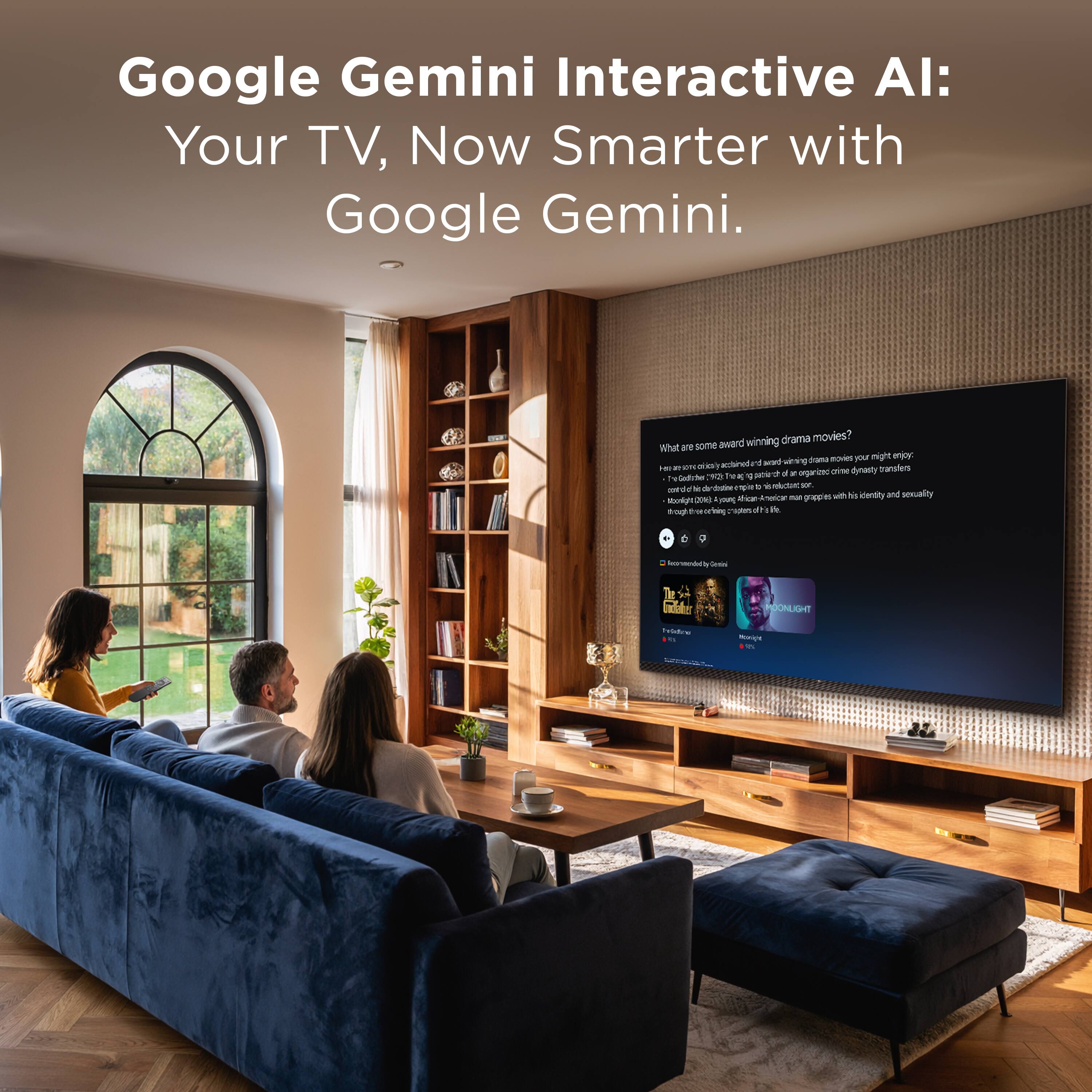 Google Gemini Interactive AI: Your TV, Now Smarter with Google Gemini.

What are some award-winning drama movies?